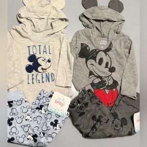 NWT Disney Baby Mickey Mouse 6-9 Month Matching Sets